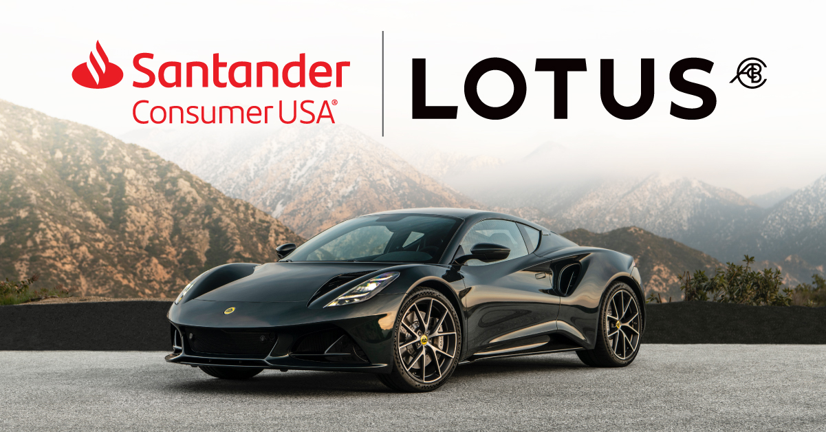 Lotus and Santander Consumer Join Forces On New Auto Financing Programs